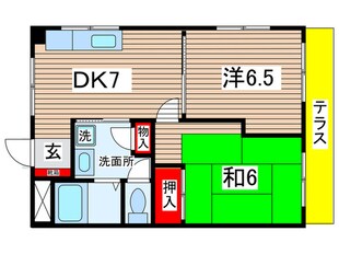 セゾン ドゥーの物件間取画像